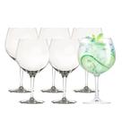 Jogo 6 Taça de Gin Degustação Vidro Transparente G4U Class Home 630ml