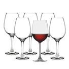 Jogo 6 Taça de Vinho Degustação Tinto Vidro Transparente G4U Class Home 460ml