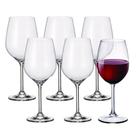 Jogo 6 Taça para Vinho Branco 480ml em Cristal Transparente Wolff
