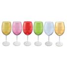 Jogo 6 Taças 580ml Cristal Coloridas Gastro Colibri Bohemia Jogo 6 Taças 580ml Cristal Coloridas Gastro Colibri Bohemia