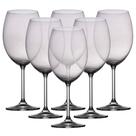 Jogo 6 taças Agua Gastro Cristal Fumê 580ml -Bohemia