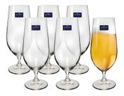 Jogo 6 Taças Bohemia Cristal Beer Cerveja 380ml