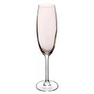 Jogo 6 Taças Champanhe 220ml Rosa Millennial