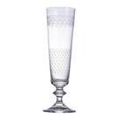 Jogo 6 taças champanhe Madame Karolinka cristal 205ml -Bohemia