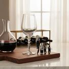 Jogo 6 Taças Cristal 750ml Orbital + Kit Abridor Vinho Transparente