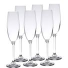 Jogo 6 Taças de Cristal para Champagne Gastro Colibri 220ml Espumante Wolff