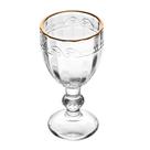 Jogo 6 tacas de licor de cristal com fio de ouro imperial 50ml