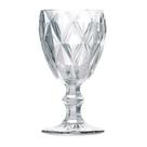 Jogo 6 Taças De Vidro 340ml Cristal Diamente Vinho Suco água 340ml Jogo 6 Taças De Vidro 340ml Cristal Diamente Vinho Suco água 340ml