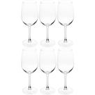 Jogo 6 Taças de Vidro para Vinho Tinto 420ml Lyor Degustação Branco Rose Gourmet