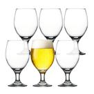 Jogo 6 Taças De Vidro Vinho Agua Suco Drinks Chopp 400ml Jogo 6 Taças De Vidro Vinho Agua Suco Drinks Chopp 400ml