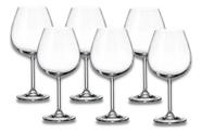 Jogo 6 Taças de Vinho Bordeaux Gastro 650ml Cristal Bohemia (6)