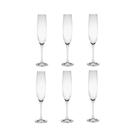Jogo 6 Taças P/ Champanhe 250ml Cristal Fulica Bohemia - ETILUX