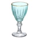 Jogo 6 Taças Para Licor 55ml Verde Borda Dourada Dominic Hauskraft