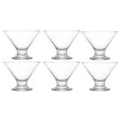 Jogo 6 Taças Para Sobremesa Festa 230ml Transparente