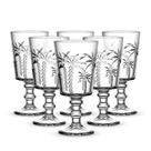 Jogo 6 Taças Vidro 320ml Água Vinho Hauskraft Trancoso Transparente - Elegante Mesa Posta