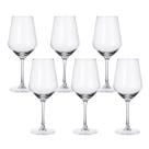 Jogo 6 Taças Vidro 620ml Vinho Água Drink Transparente Luxo