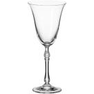 JOGO 6 TAÇAS VINHO BOHEMIA PARUS CRISTAL 250ml 22x9x9cm TRANSPARENTE