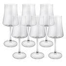 Jogo 6 taças vinho branco Xtra cristal 360ml 23cm -Bohemia