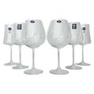 Jogo 6 Taças Vinho Tinto Branco Rosé Cristal Coleção Bohemia Jogo 6 Taças Vinho Tinto Branco Rosé Cristal Coleção Bohemia