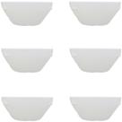 Jogo 6 Tigelas Melamina Bowl 220ml Pote com 3 Suportes Apoio Jogo 6 Tigelas Melamina Bowl 220ml Pote com 3 Suportes Apoio