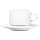 Jogo 6 Unidades de Xícara para Café com pires Nadir Opaline 90ml