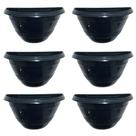 Jogo 6 Vasos de Parede Meia Lua de 1 Litro para Jardim Vertical e Horta, Vaso Plástico Meia Lua Jogo 6 Vasos de Parede Meia Lua de 1 Litro para Jardim Vertical e Horta, Vaso Plástico Meia Lua