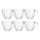 Jogo 6 Xícara de Café Vidro Transparente Love Espresso Cappuccino 195ml Em Casa Tem Jogo 6 Xícara de Café Vidro Transparente Love Espresso Cappuccino 195ml Em Casa Tem