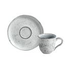 Jogo 6 Xícaras 120ml Com Pires em Stoneware Bio Echo Porto Brasil Jogo 6 Xícaras 120ml Com Pires em Stoneware Bio Echo Porto Brasil