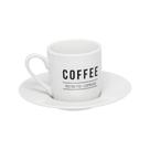 Jogo 6 Xícaras 80ml Para Café Porcelana Manhattan Hauskraft