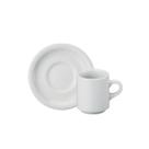 Jogo 6 Xicaras Café Com Pires 90ml - Mod. Arizona 050