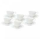 Jogo 6 Xícaras Café Maldivas Branco 80ml Wolff