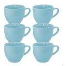 Jogo 6 Xícaras Cafézinho Porcelana S/ Pires - 95ml