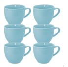 Jogo 6 Xícaras Cafézinho Porcelana S/ Pires - 95ml