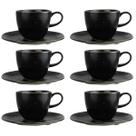 Jogo 6 Xícaras de Chá Café 220ml Ryo Volcano Oxford Porcelanas