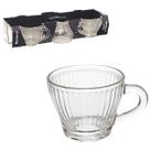 Jogo 6 Xícaras de Vidro para Café Chá Morocco 230ml Jogo 6 Xícaras de Vidro para Café Chá Morocco 230ml