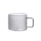 Jogo 6 Xicaras de Vidro Transparente 130ml Caneca Café Luxo