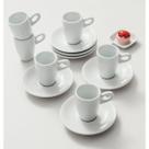 Jogo 6 Xicaras Para Café Com Pires 70ml Sofia Alta