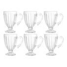 Jogo 6 Xícaras para Café de Cristal Transparente Imperial 100ml Lyor