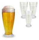 Jogo 60 Mini Copos Tulipa Chopp Cerveja Beer 220ml Acrílico