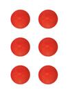 Jogo 6lugar americano crochê vermelho mimo style