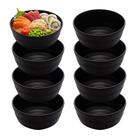 Jogo 8 Bowl Preto Tigela Japonesa Tokyo Melamina Comida Restaurante 400ml Lyor Jogo 8 Bowl Preto Tigela Japonesa Tokyo Melamina Comida Restaurante 400ml Lyor