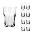 Jogo 8 Copo 200ml Vidro Bristol Suco Drinks Transparente