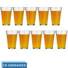 Jogo 8 Copo Americano Long Drink 450ml Vidro Cerveja Nadir