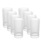 Jogo 8 Copos Alto para Água Suco Refrigerante de Cristal Lines 400ml Wolff