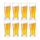 Jogo 8 Copos de Cerveja Chopp Bar Pub de Vidro Rostock 300ml Cristar