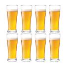Jogo 8 Copos de Cerveja Chopp Bar Pub de Vidro Rostock 300ml Cristar