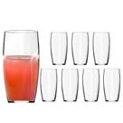Jogo 8 Copos De Vidro Oca Long Drink Suco Agua 300ml Nadir Jogo 8 Copos De Vidro Oca Long Drink Suco Agua 300ml Nadir