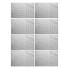 Jogo 8 Lugar Americano Retangular Mesa PVC Antiderrapante Flex Cinza 45x30cm Lyor