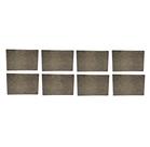 Jogo 8 Lugares Americano Pvc Palace Marrom Mesa Posta Lyor Jogo 8 Lugares Americano Pvc Palace Marrom Mesa Posta Lyor