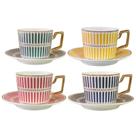 Jogo 8 Peças para Café 70ml Olimpo em Porcelana L'hermitage Jogo 8 Peças para Café 70ml Olimpo em Porcelana L'hermitage